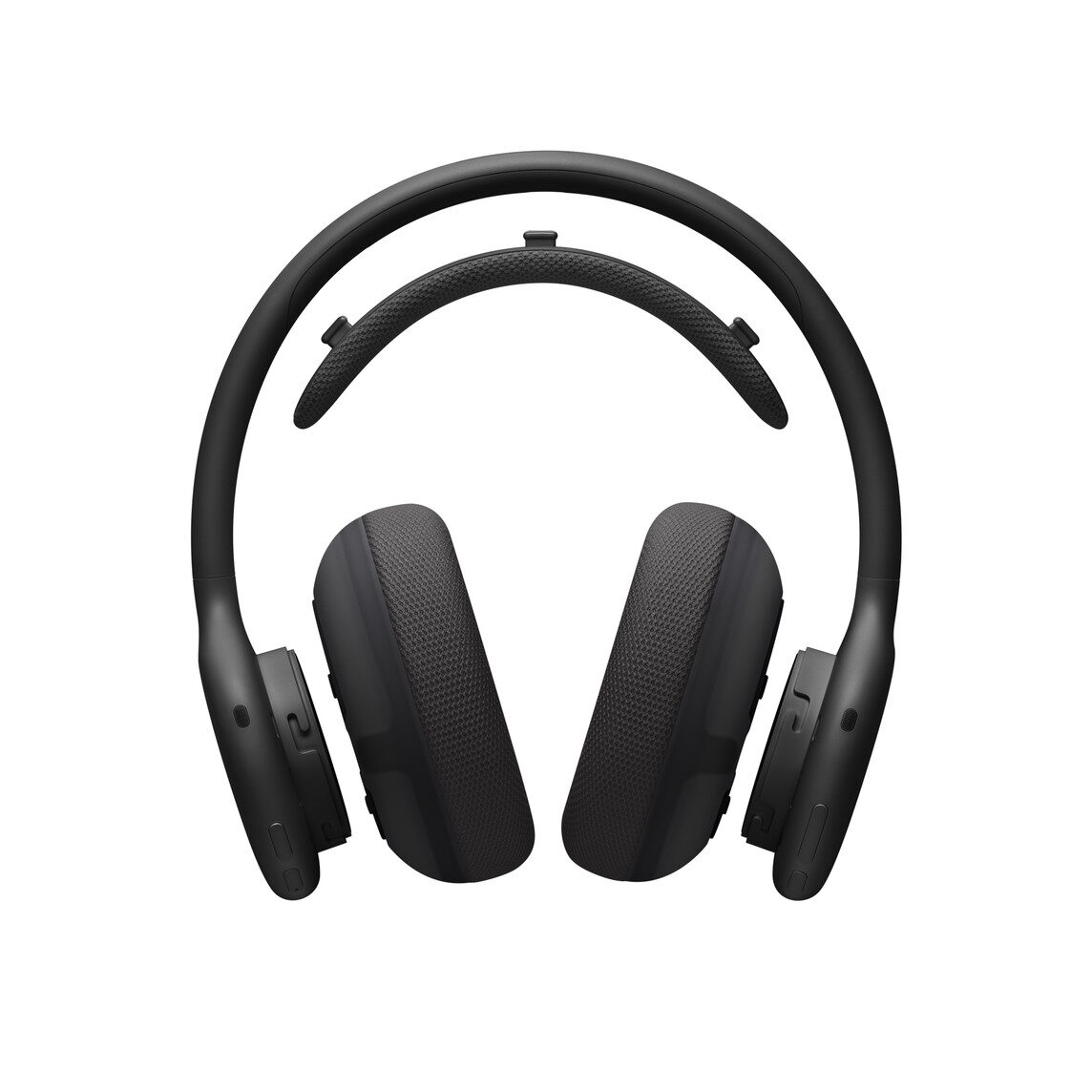 Beats 360 in zwart met losgemaakte oor- en hoofdbandkussens