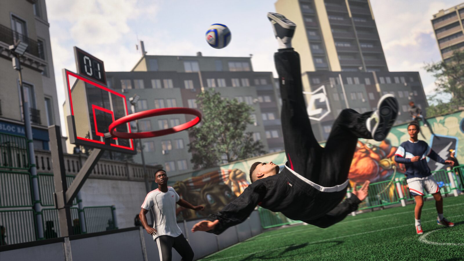 EA Sports FC 27, een scène uit de modus The Grounds