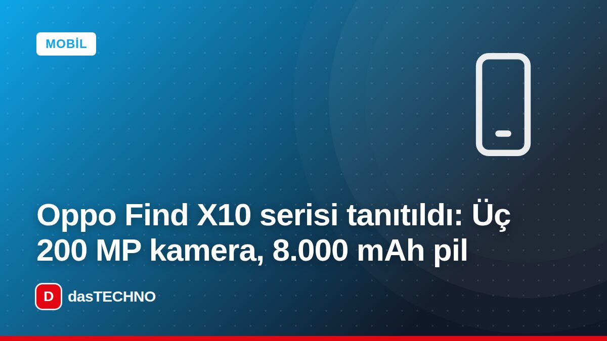 Kapak görseli: Oppo Find X10 serisi tanıtıldı: Üç 200 MP kamera, 8.000 mAh pil