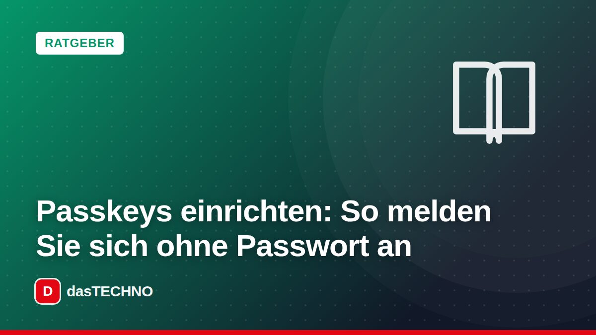 Titelbild: Passkeys einrichten: So melden Sie sich ohne Passwort an
