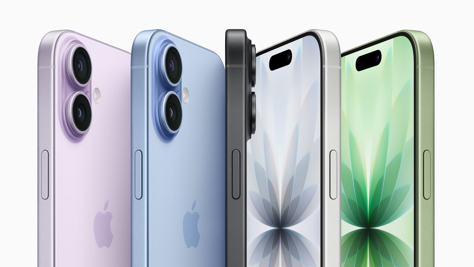 Lavanta, sis mavisi, siyah, beyaz ve ada çayı renklerinde iPhone 17'ler