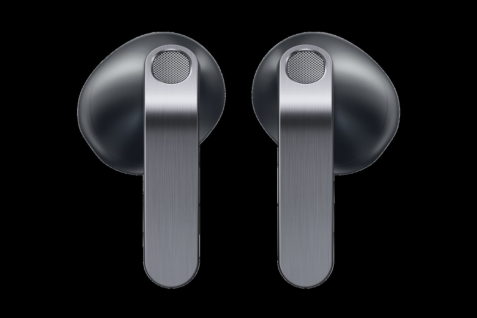 Siyah Galaxy Buds4 kulaklıklar
