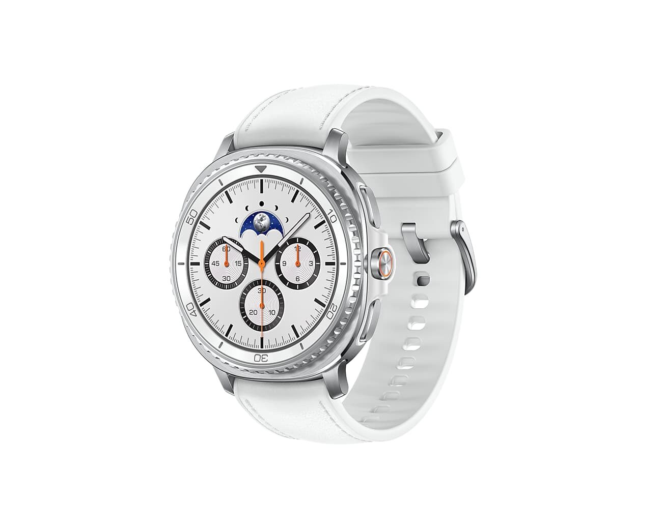 Beyaz Galaxy Watch8 Classic 46 mm