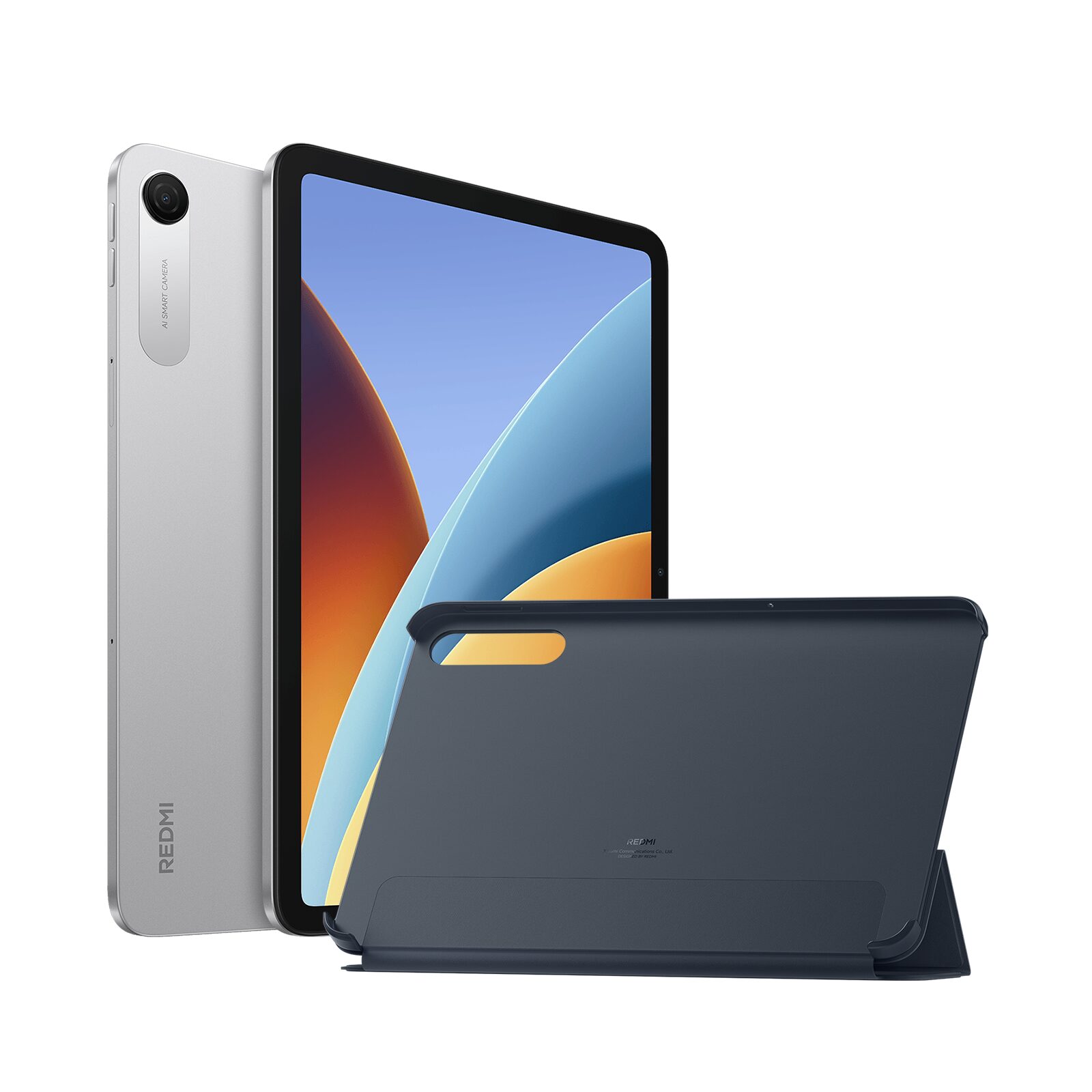 Gümüş Redmi Pad 2 9.7 ve kılıfı