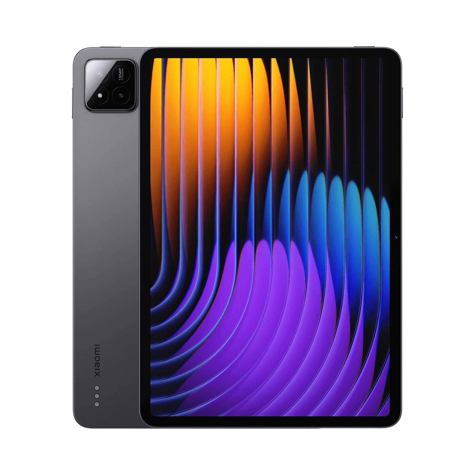 Gri Xiaomi Pad 7 önden ve arkadan