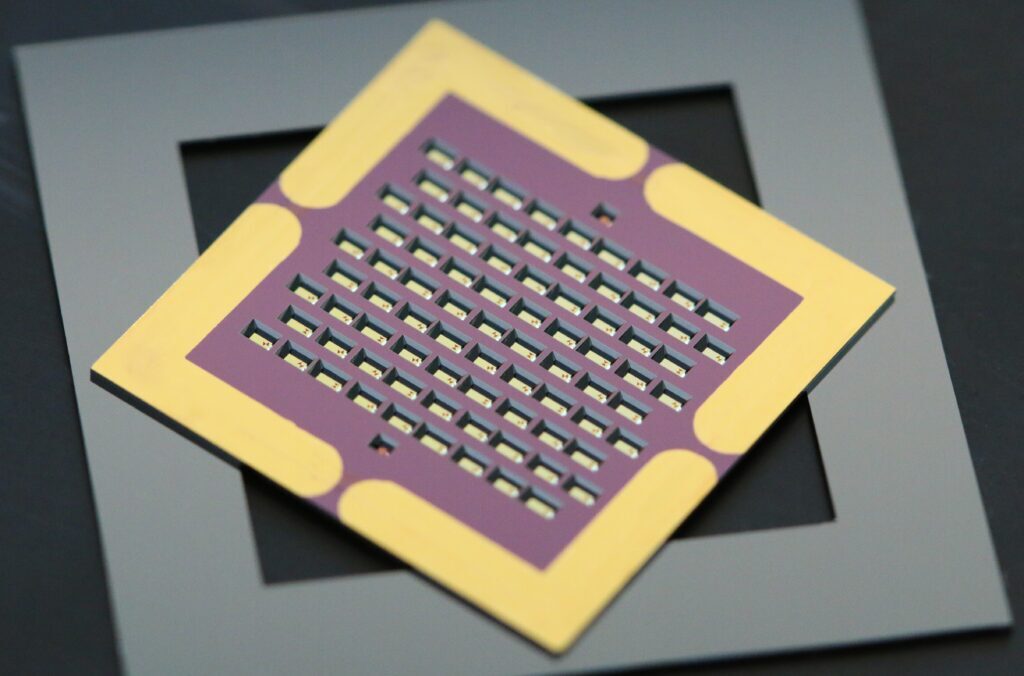 KID-detectorchip van SRON voor ver-infrarood licht