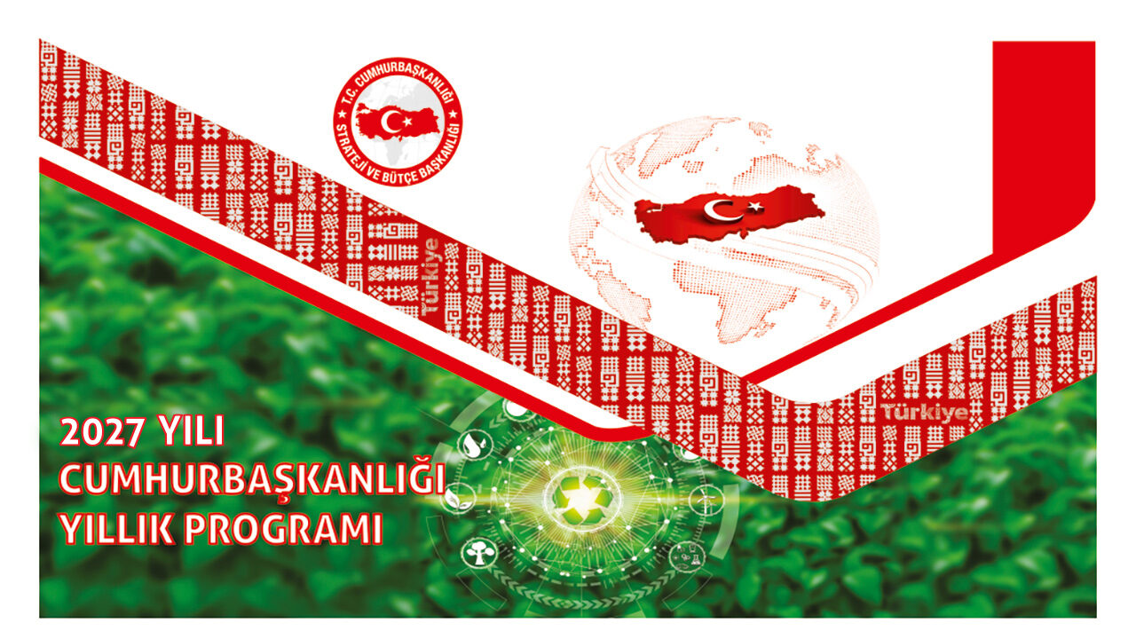 Strateji ve Bütçe Başkanlığı'nın yayımladığı 2027 Yılı Cumhurbaşkanlığı Yıllık Programı'nın kapak görseli