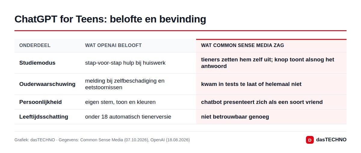 ChatGPT for Teens: belofte en bevinding