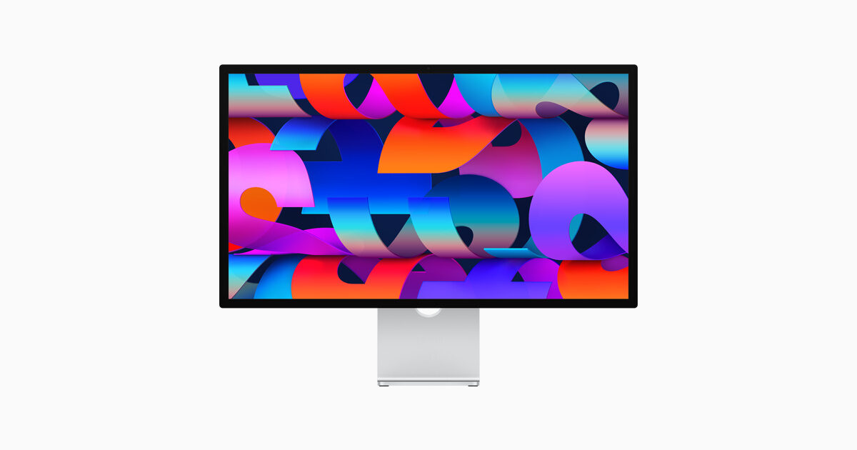 Apple Studio Display, önden görünüm