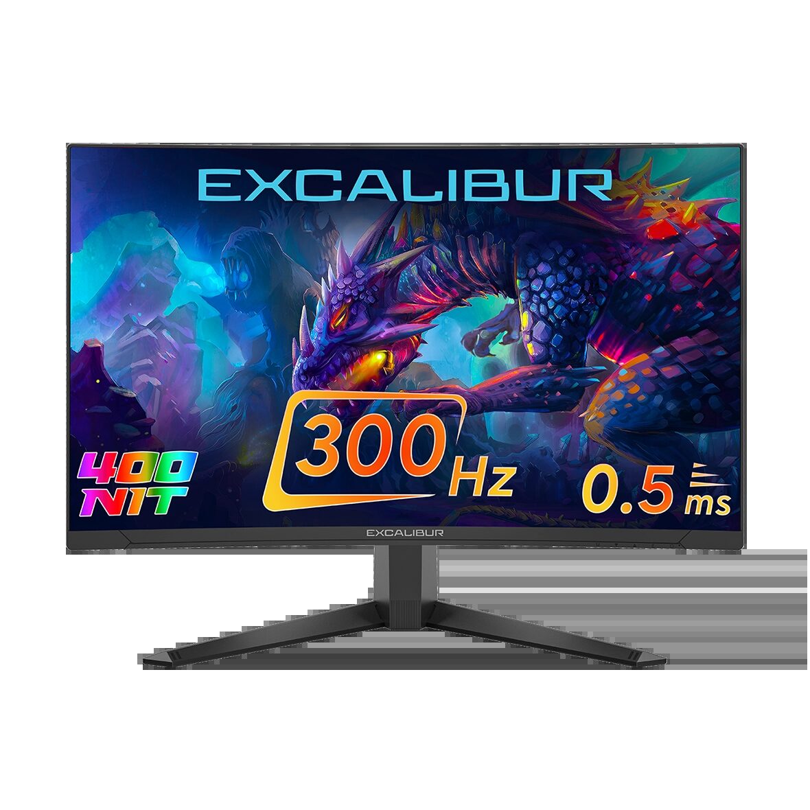 Casper Excalibur E27FVC-E 300Hz kavisli oyuncu monitörü, önden görünüm