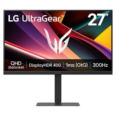 LG UltraGear G6 27G640A oyuncu monitörü, önden görünüm