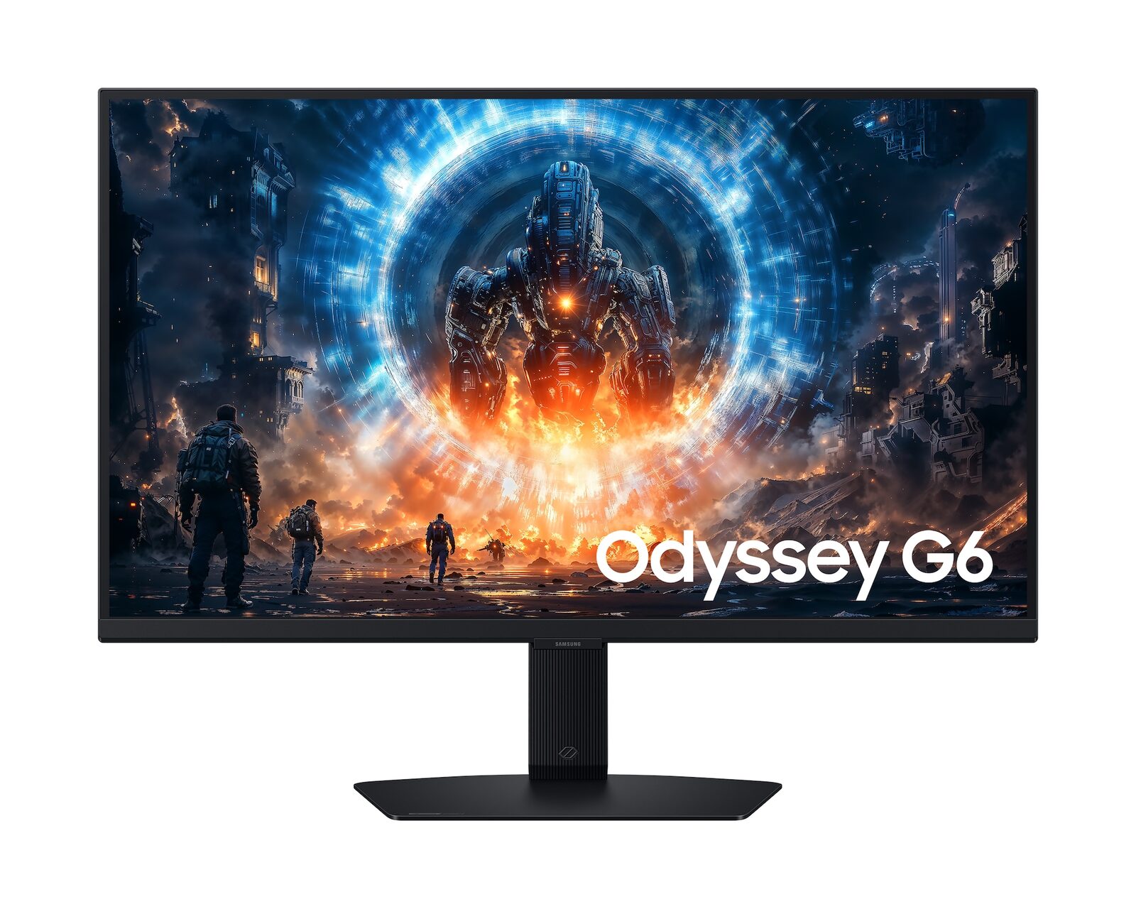 Samsung Odyssey G6 G60F oyuncu monitörü, önden görünüm
