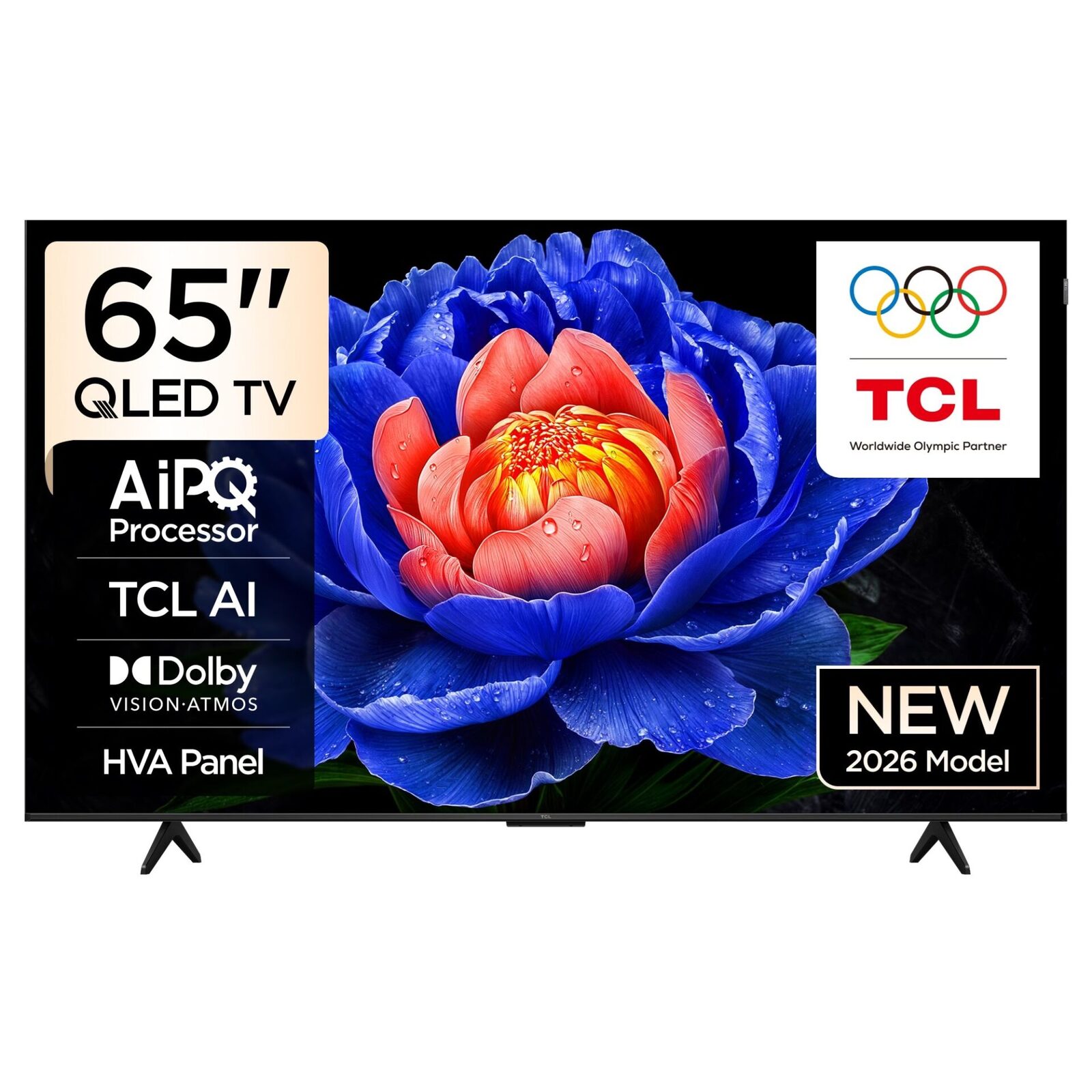 TCL T6D QLED televizyon önden görünüm