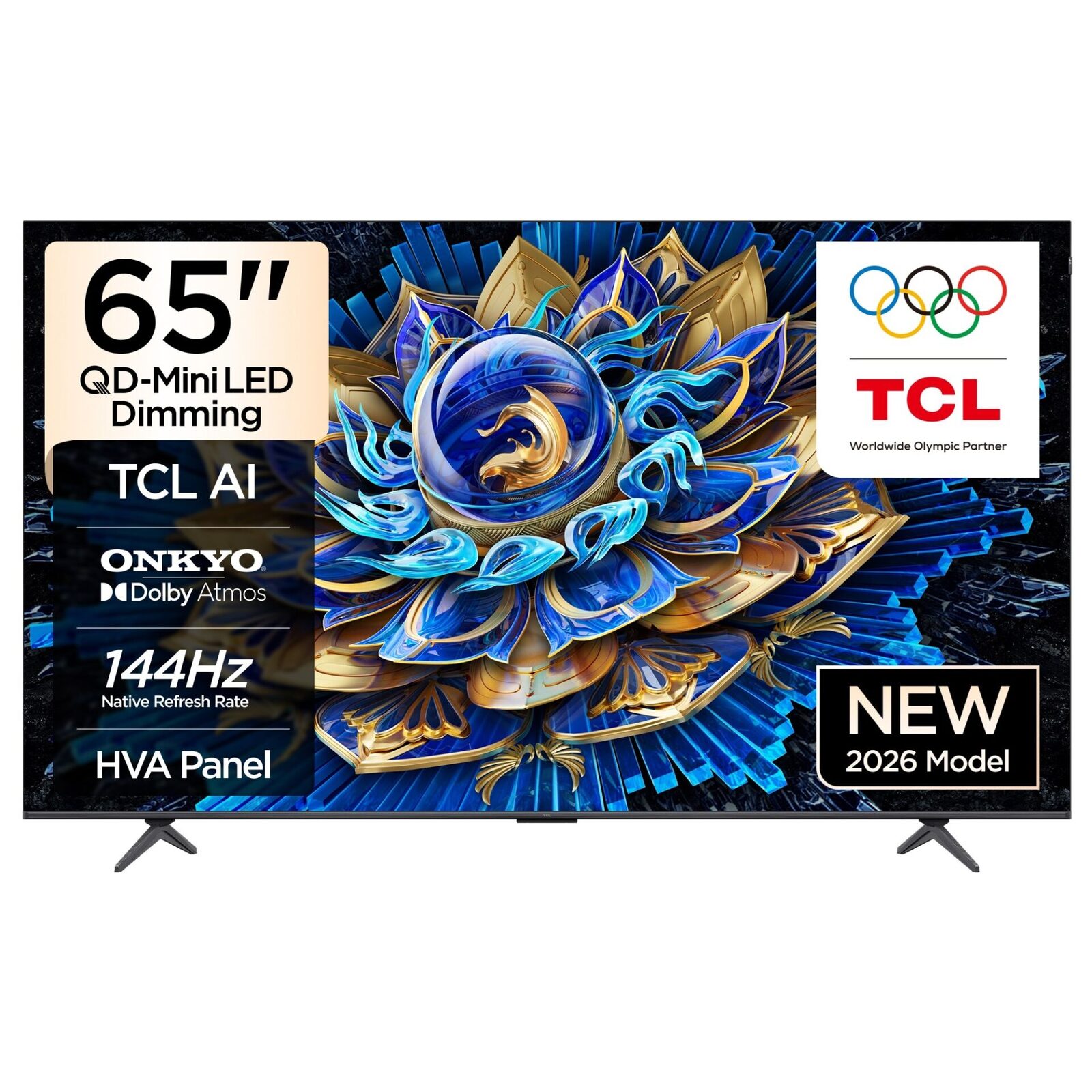 TCL T8D QD-Mini LED Dimming televizyon önden görünüm