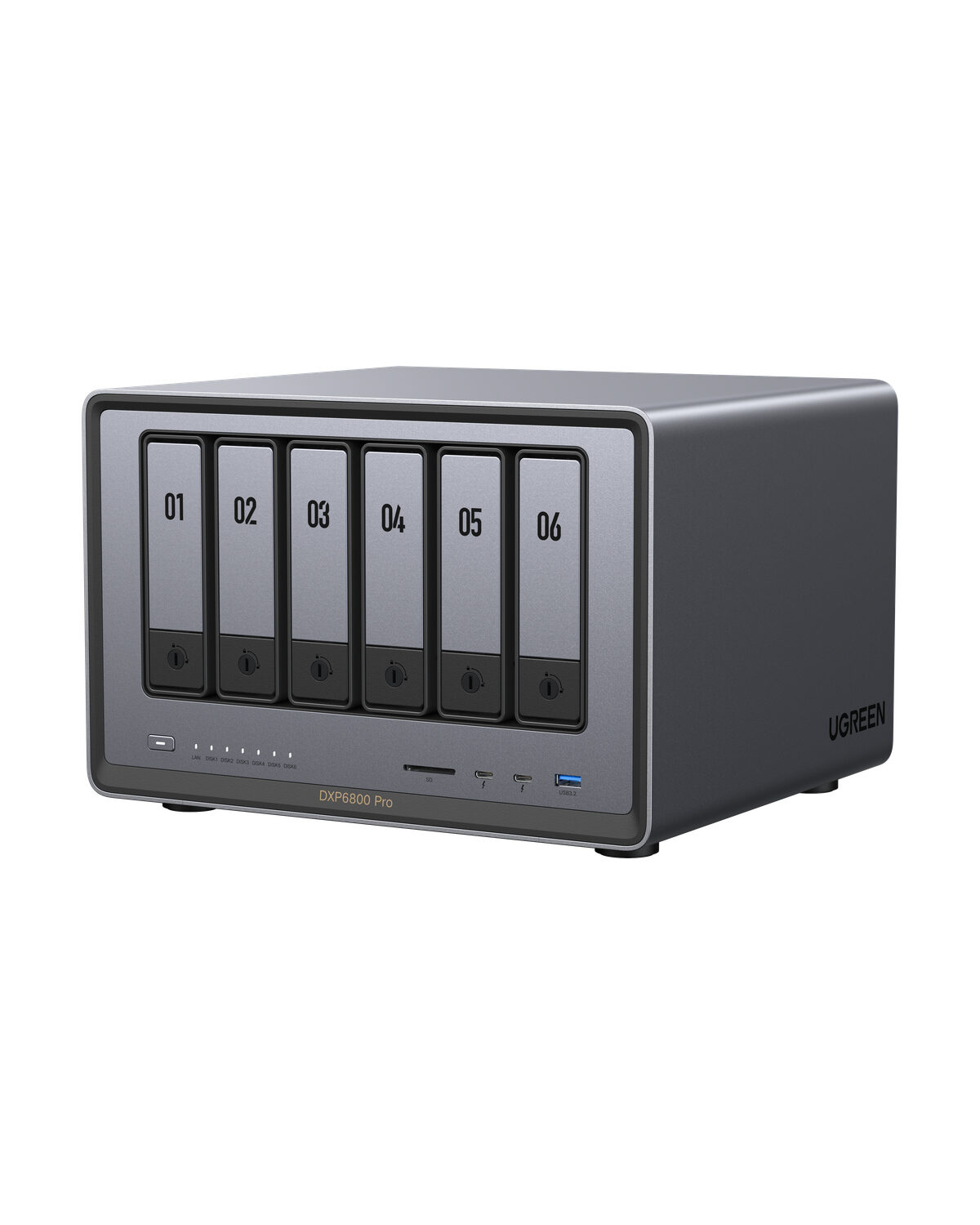 UGREEN NASync DXP6800 Pro 6 yuvalı NAS cihazı