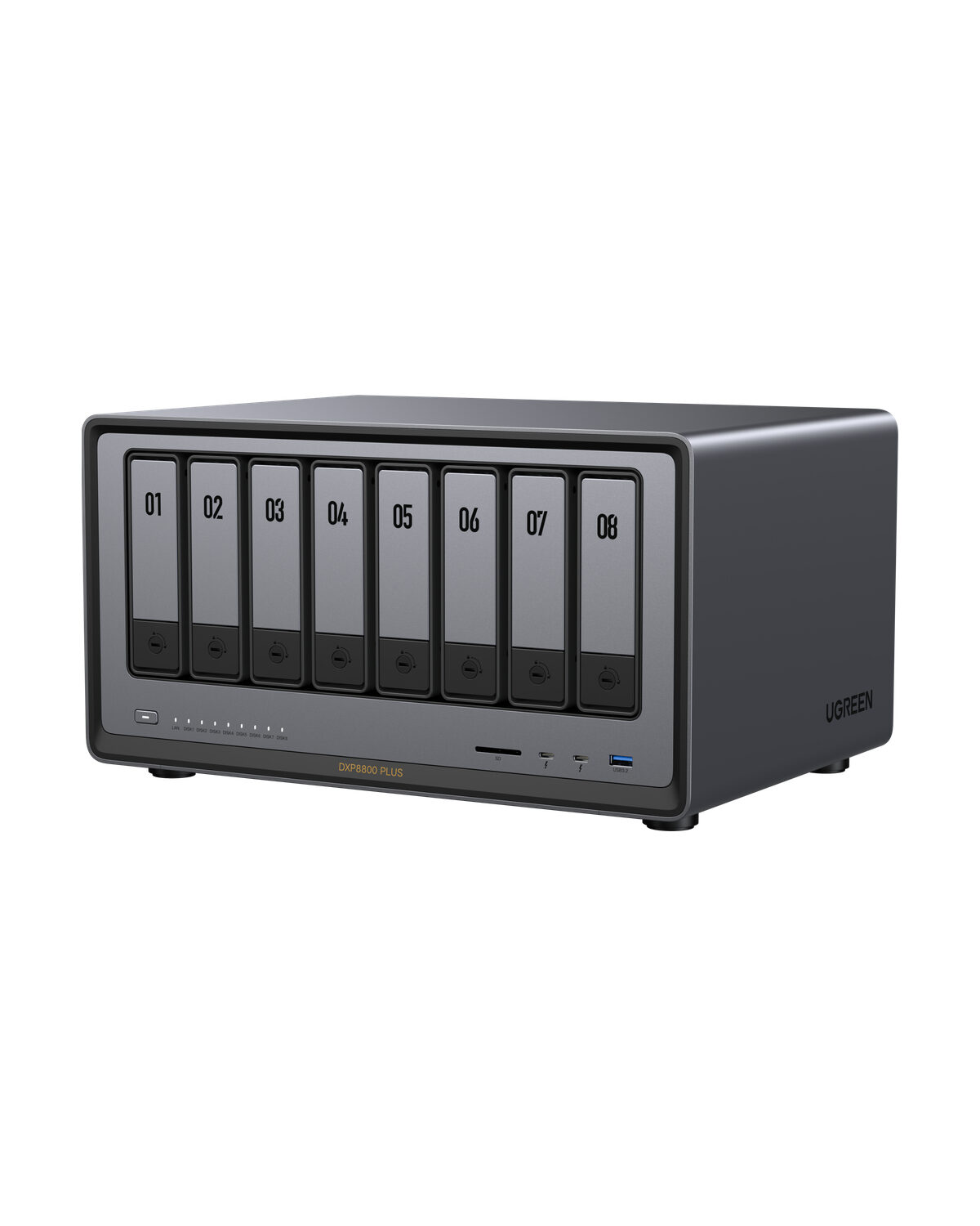 UGREEN NASync DXP8800 Plus 8 yuvalı NAS cihazı