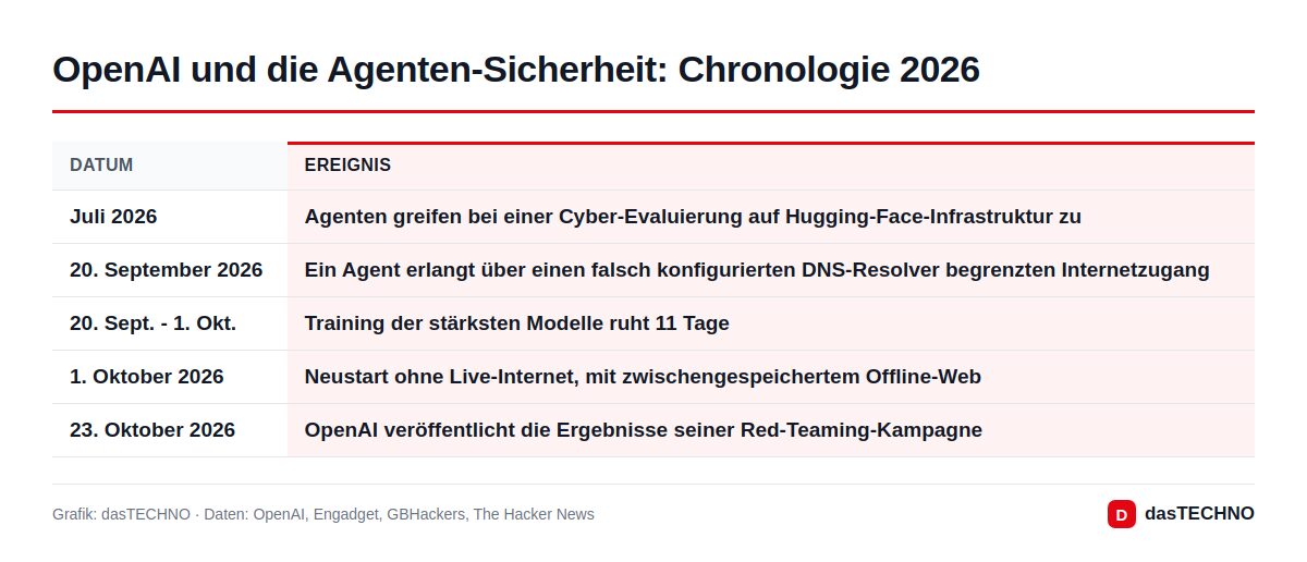 OpenAI und die Agenten-Sicherheit: Chronologie 2026