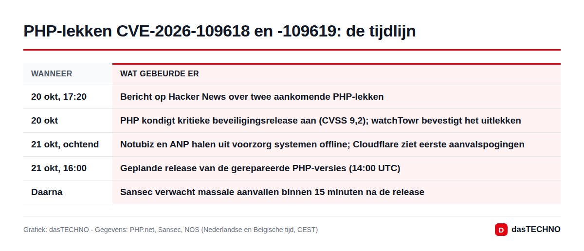 PHP-lekken CVE-2026-109618 en -109619: de tijdlijn