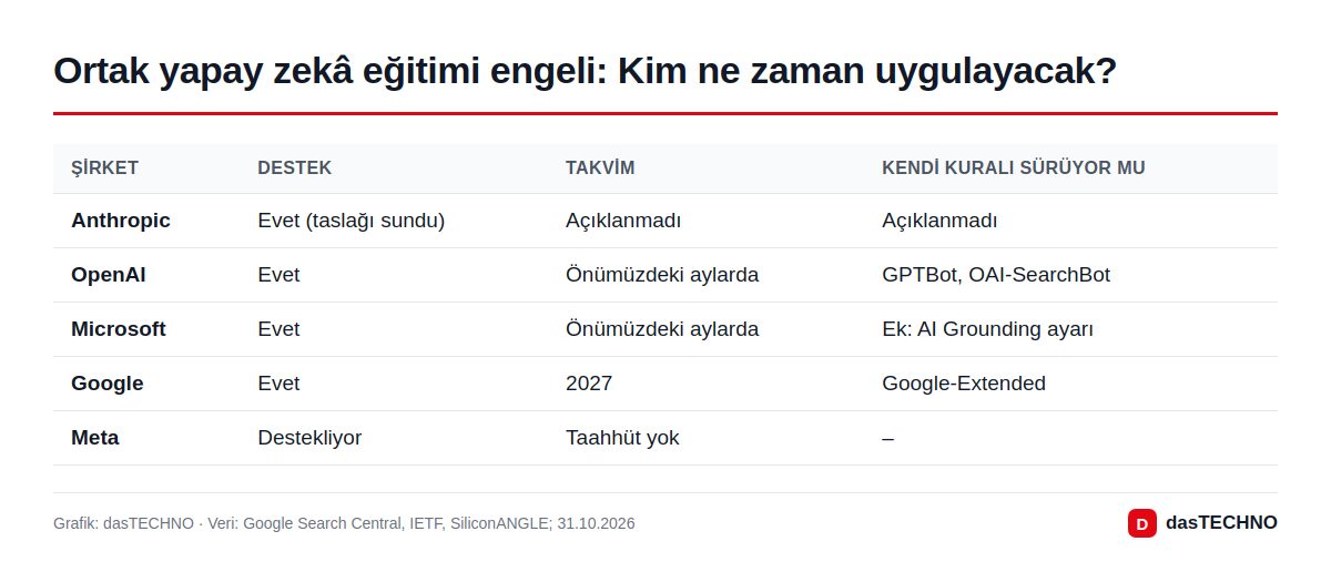 Ortak yapay zekâ eğitimi engeli: Kim ne zaman uygulayacak?
